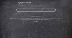 Desktop Screenshot of mysupermovies.com